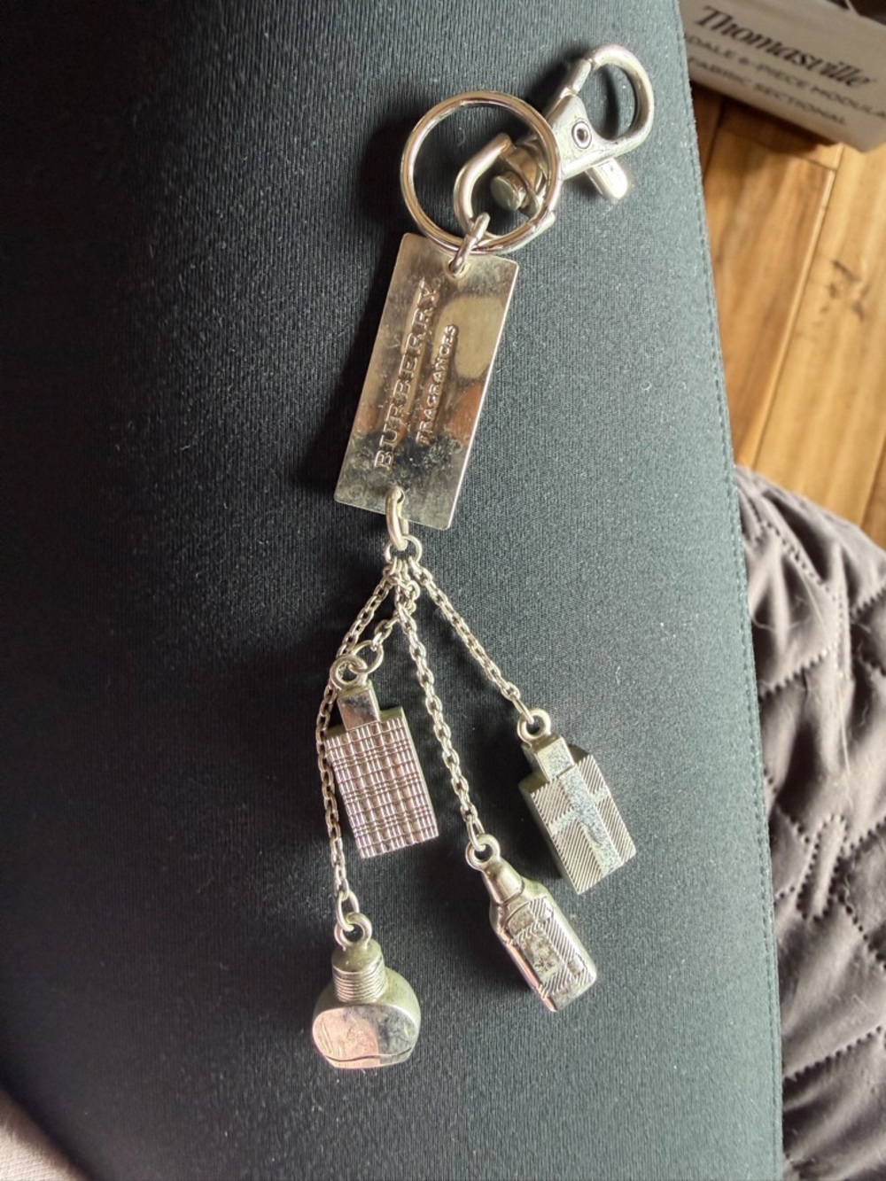 Burberry Fragrances Dangle Charm Keychain/bag charm